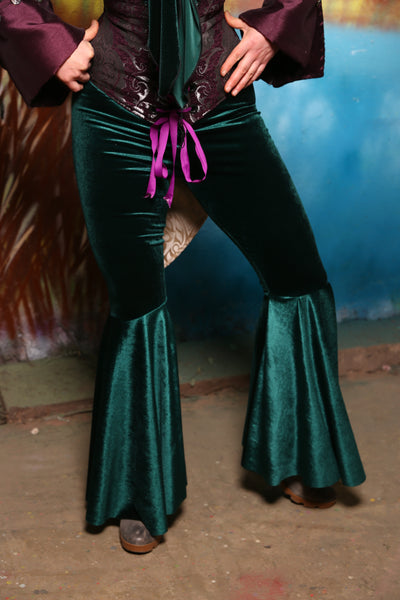 Bell Bottoms in Emerald Velvet #05 - The Bells & Whistles Collection