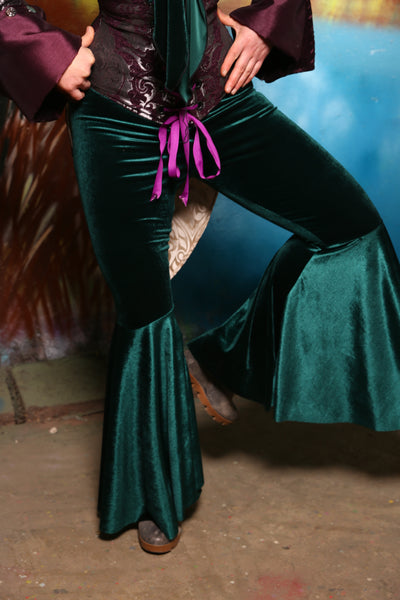 Bell Bottoms in Emerald Velvet #05 - The Bells & Whistles Collection