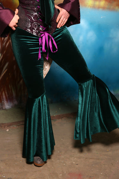 Bell Bottoms in Emerald Velvet #05 - The Bells & Whistles Collection