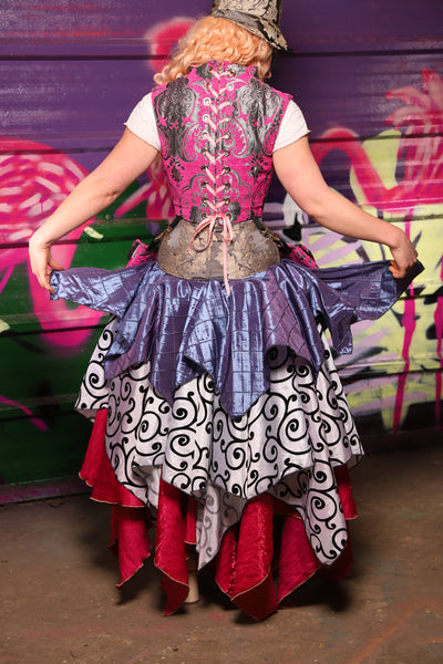 Mini Fairy in Blurple Pintuck - The Dragon Fruit Diva Collection