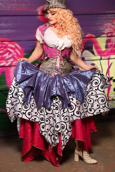 Mini Fairy in Blurple Pintuck - The Dragon Fruit Diva Collection