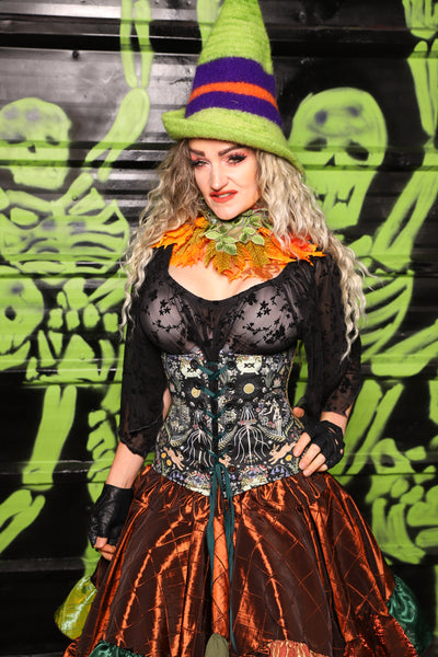 *2 Variants! FULL & Petite Wench* in Mossy Gold Weave w/front panels in Enchanted Oracle Panels - Spooky Saturday Part 8
