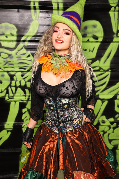 *2 Variants! FULL & Petite Wench* in Mossy Gold Weave w/front panels in Enchanted Oracle Panels - Spooky Saturday Part 8