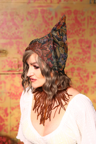 Pixie Witch Hat in Hobbiton Floral #18 - The Ivy & Oak Collection