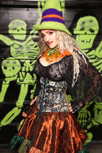 *2 Variants! FULL & Petite Wench* in Mossy Gold Weave w/front panels in Enchanted Oracle Panels - Spooky Saturday Part 8