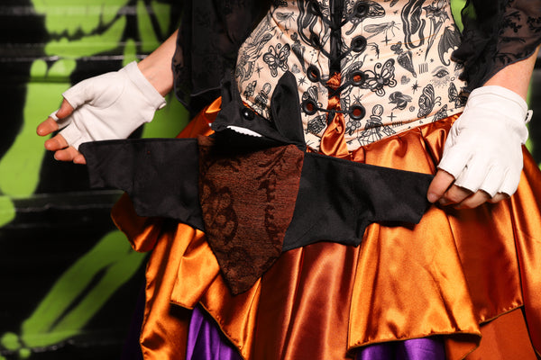 Clip-on Brown Bat Pouch "Mortimer" - Spooky Saturday Part 8