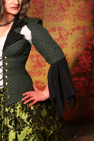 Detachable Flounce Spiky Sleeves in Clover Street #10 - The Ivy & Oak Collection