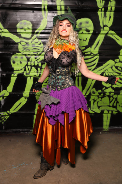 Mini Fairy Skirt in Purple Potion Texture - Spooky Saturday Part 8