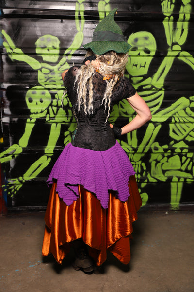 Mini Fairy Skirt in Purple Potion Texture - Spooky Saturday Part 8