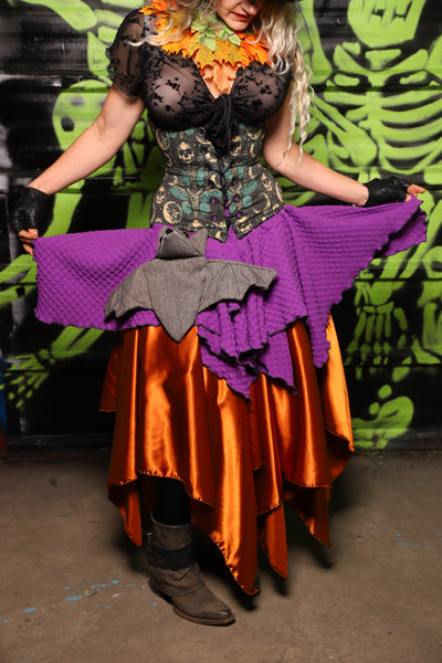 Mini Fairy Skirt in Purple Potion Texture - Spooky Saturday Part 8