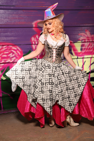 Fairy Skirt in A-Maze-Ing Cotton - The Dragon Fruit Diva Collection
