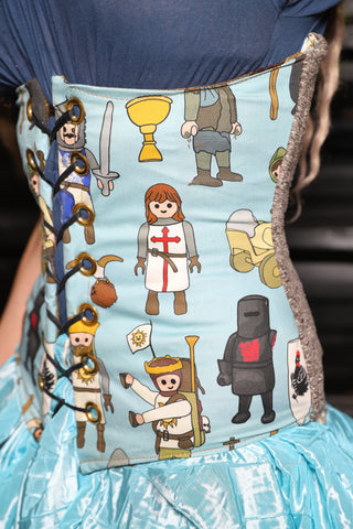 *2 Variants! FULL & Petite Wench* Underbust Corset in "The Holy Grail"- Spooky Saturday Part 9
