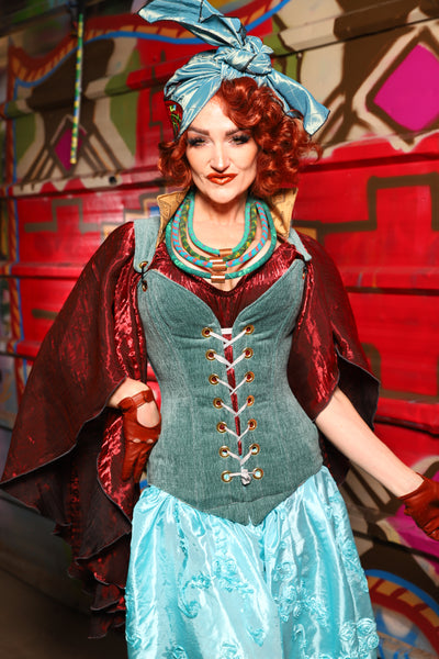 03. Courtier Corset in Arcane Thread - The Magic Carpet Ride Collection