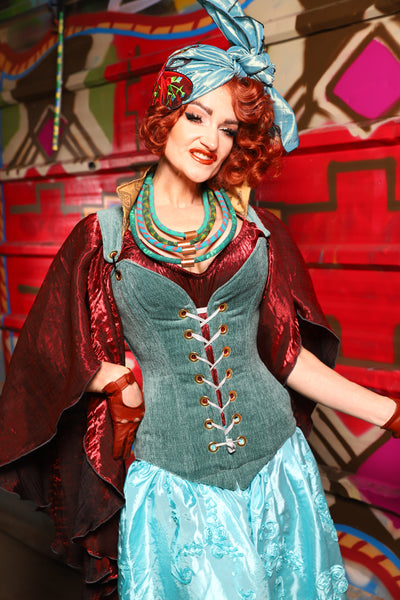03. Courtier Corset in Arcane Thread - The Magic Carpet Ride Collection