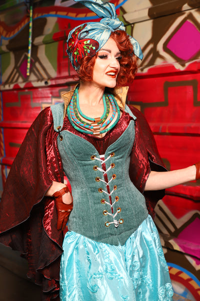 03. Courtier Corset in Arcane Thread - The Magic Carpet Ride Collection