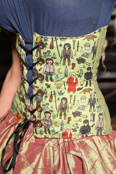 *2 Variants! FULL & Petite Wench* Underbust Corset in "As You Wish"- Spooky Saturday Part 9