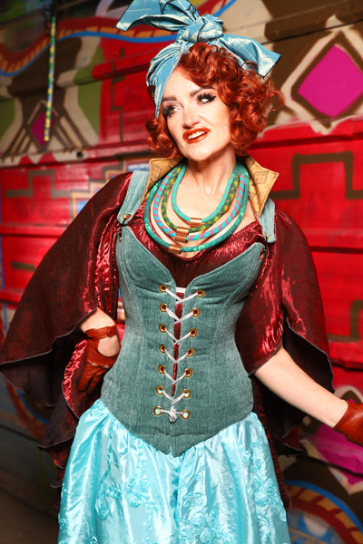03. Courtier Corset in Arcane Thread - The Magic Carpet Ride Collection