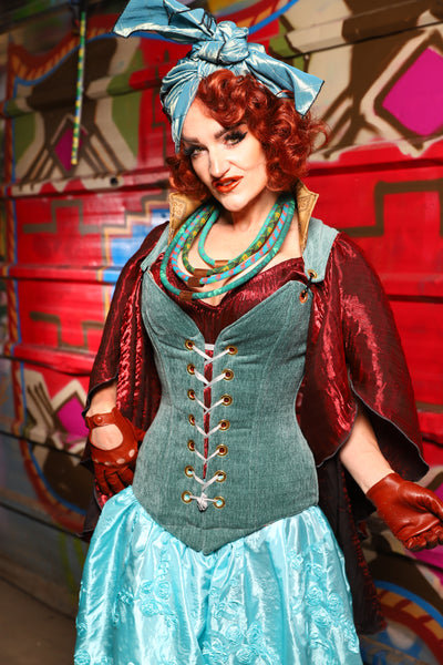03. Courtier Corset in Arcane Thread - The Magic Carpet Ride Collection