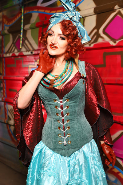 03. Courtier Corset in Arcane Thread - The Magic Carpet Ride Collection
