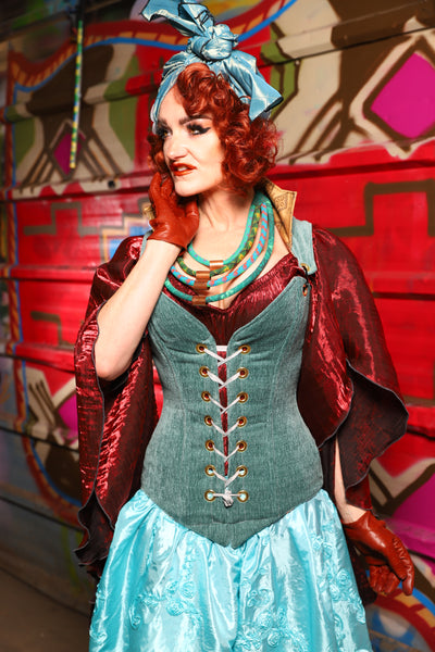 03. Courtier Corset in Arcane Thread - The Magic Carpet Ride Collection