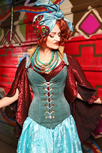 03. Courtier Corset in Arcane Thread - The Magic Carpet Ride Collection