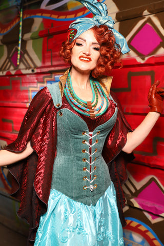 03. Courtier Corset in Arcane Thread - The Magic Carpet Ride Collection