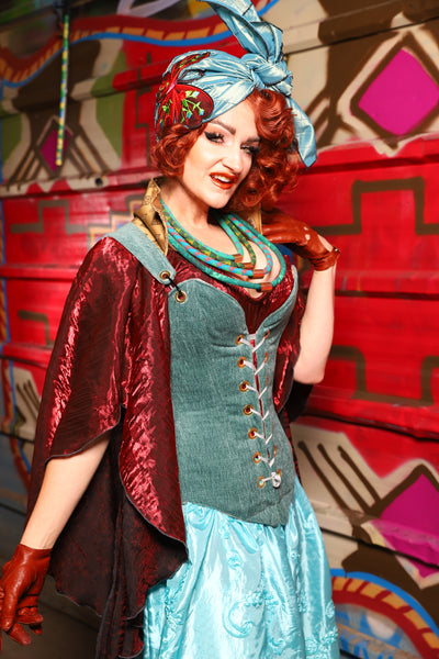 03. Courtier Corset in Arcane Thread - The Magic Carpet Ride Collection