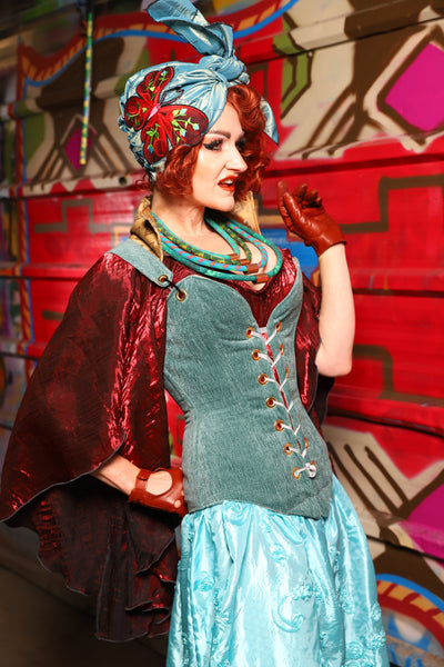 03. Courtier Corset in Arcane Thread - The Magic Carpet Ride Collection