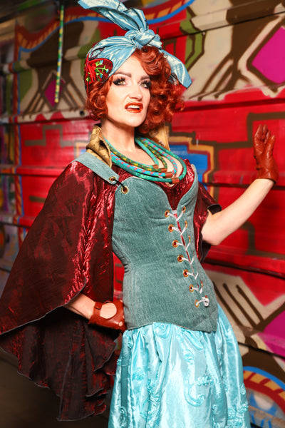 03. Courtier Corset in Arcane Thread - The Magic Carpet Ride Collection