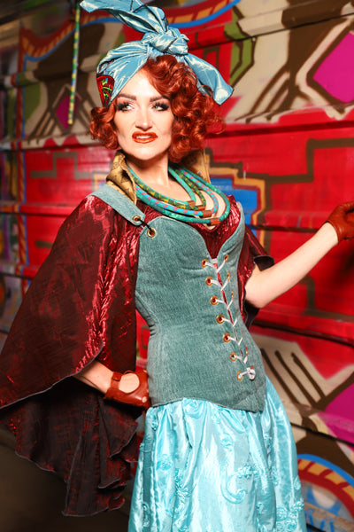 03. Courtier Corset in Arcane Thread - The Magic Carpet Ride Collection