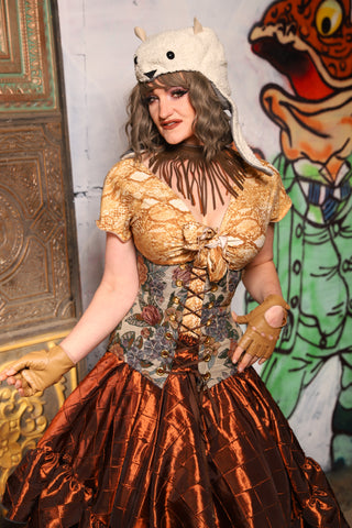Wench Corset in Ambrosial Floral - The Forest Fables Collection