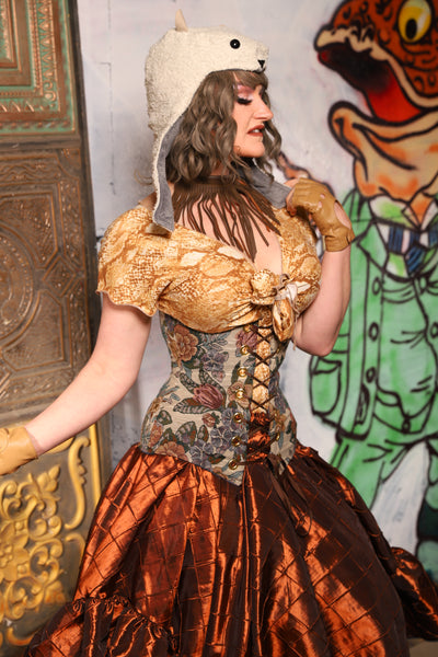 Wench Corset in Ambrosial Floral - The Forest Fables Collection