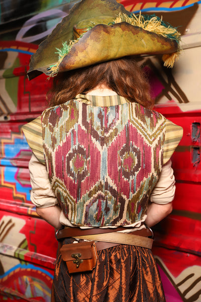 Marauder Vest in Rose Ikat - Day 12 of "Celebrating 22 Years  of Damsel"