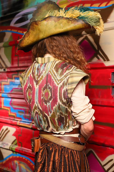 Marauder Vest in Rose Ikat - Day 12 of "Celebrating 22 Years  of Damsel"