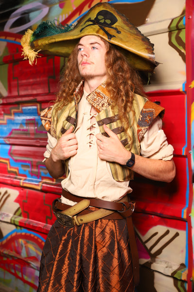 Marauder Vest in Olive Stripe - Day 12 of "Celebrating 22 Years  of Damsel"