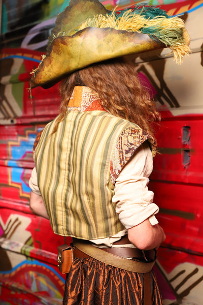 Marauder Vest in Olive Stripe - Day 12 of "Celebrating 22 Years  of Damsel"