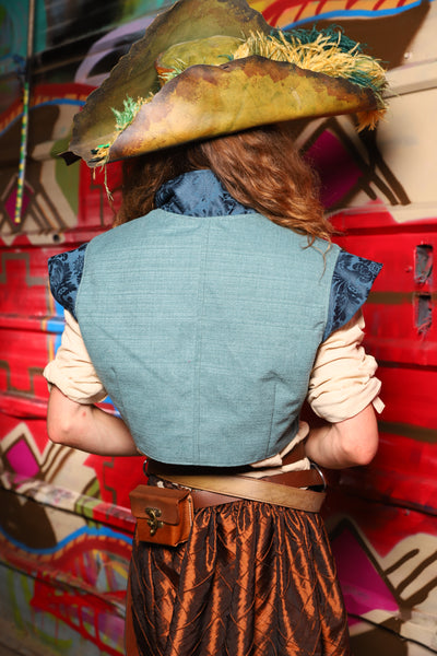 Marauder Vest in Lagoon Spell Upholstery - Day 12 of "Celebrating 22 Years  of Damsel"