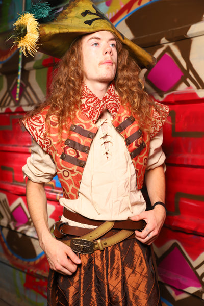 Marauder Vest in Persimmon Mosaic - Day 12 of "Celebrating 22 Years  of Damsel"