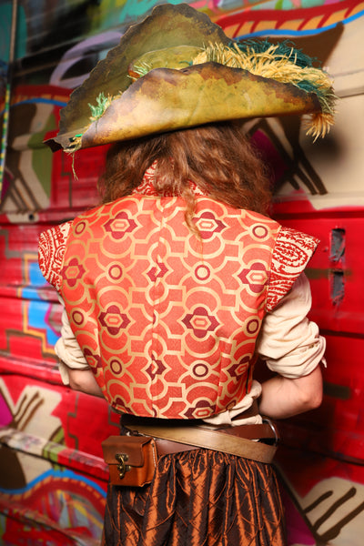 Marauder Vest in Persimmon Mosaic - Day 12 of "Celebrating 22 Years  of Damsel"