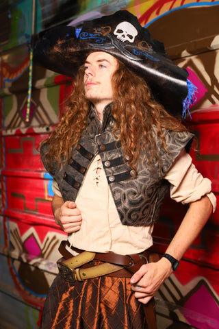 Marauder Vest in Smoke & Brass - Day 12 of "Celebrating 22 Years  of Damsel"