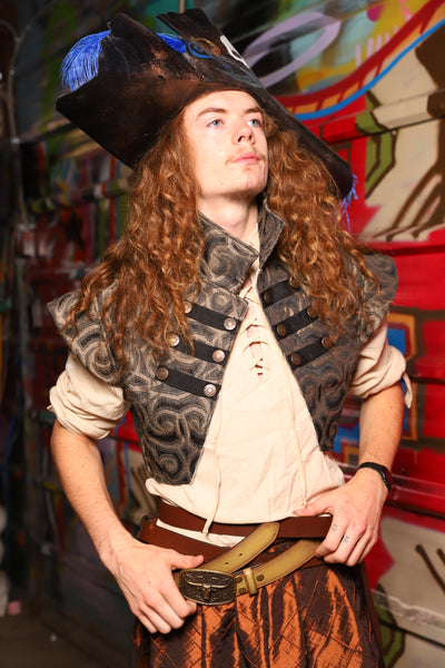 Marauder Vest in Smoke & Brass - Day 12 of "Celebrating 22 Years  of Damsel"