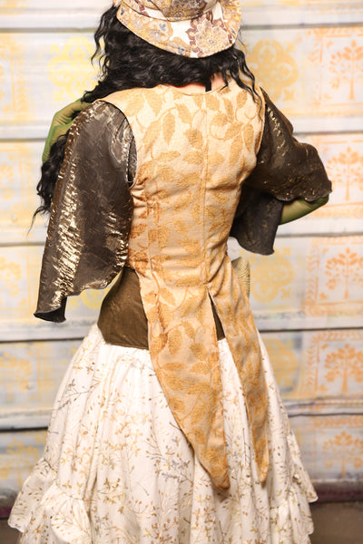 Tailed Cropped Vixen in Gold Leaves - "The Onions & Ogres Collection"