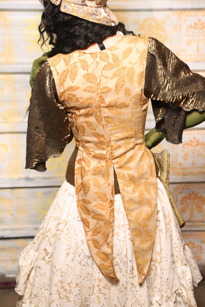 Tailed Cropped Vixen in Gold Leaves - "The Onions & Ogres Collection"