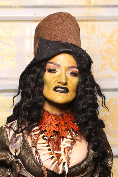 Regency Top Hat in Brown Heather - "The Onions & Ogres Collection"