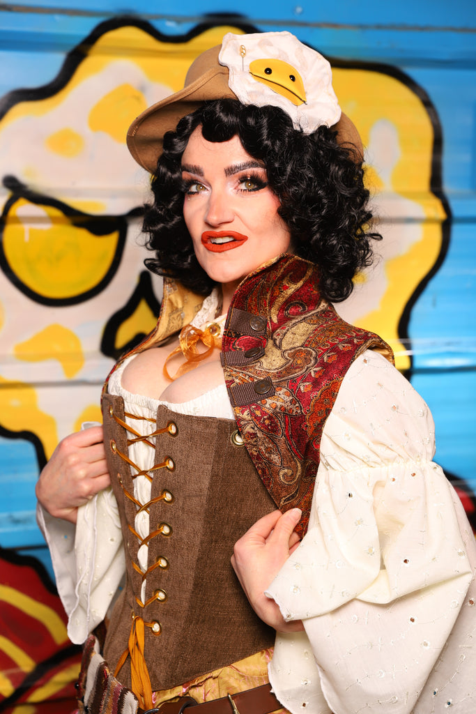 Sgt Pepper Vest in Spice Caravan - "Wakey Wakey Eggs & Bakey" Collection