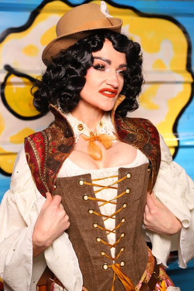 Sgt Pepper Vest in Spice Caravan - "Wakey Wakey Eggs & Bakey" Collection