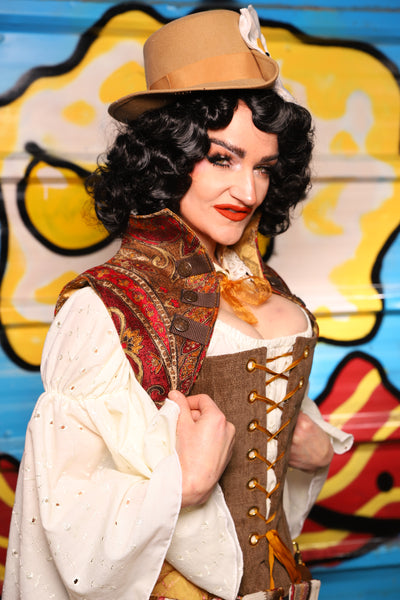 Sgt Pepper Vest in Spice Caravan - "Wakey Wakey Eggs & Bakey" Collection