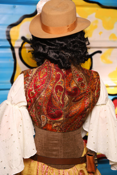 Sgt Pepper Vest in Spice Caravan - "Wakey Wakey Eggs & Bakey" Collection
