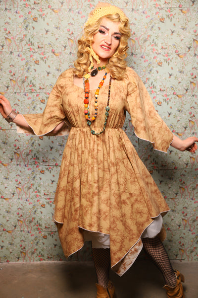 37. Fairy Dress in Tan Marble - March of the Ides Collection