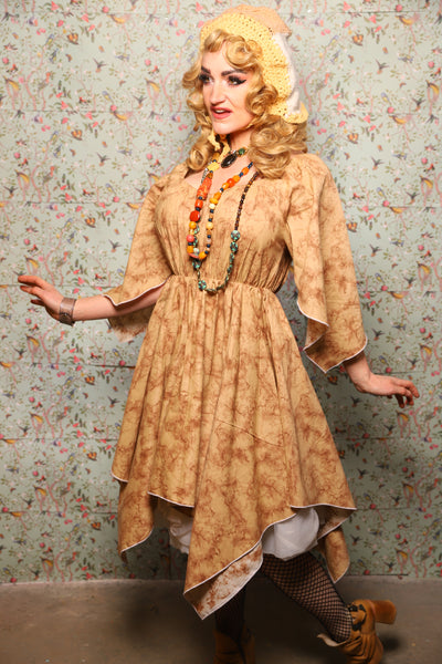 37. Fairy Dress in Tan Marble - March of the Ides Collection